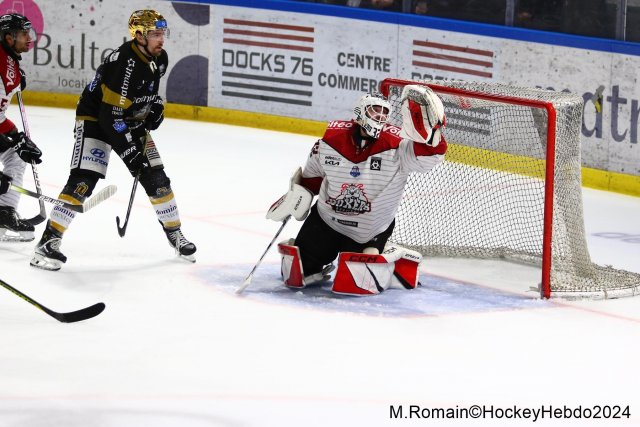 Photo hockey match Rouen - Bordeaux le 05/04/2024