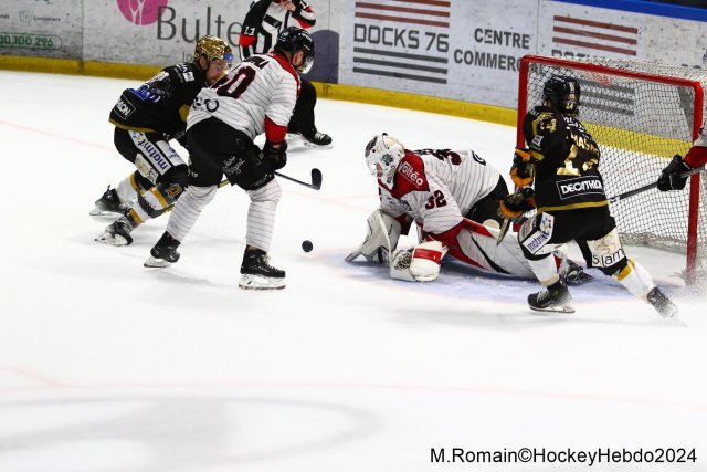 Photo hockey match Rouen - Bordeaux le 05/04/2024