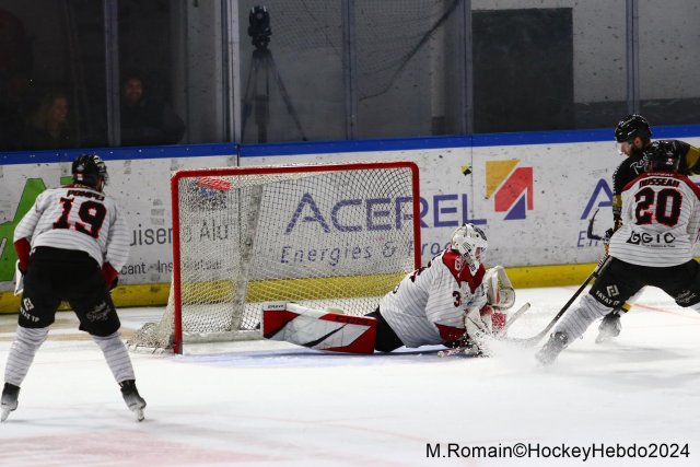 Photo hockey match Rouen - Bordeaux le 05/04/2024