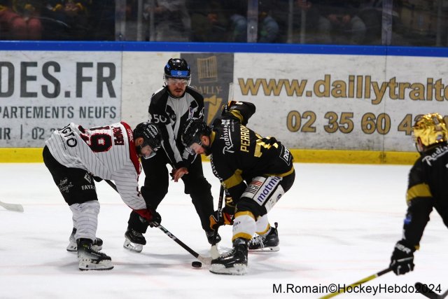 Photo hockey match Rouen - Bordeaux le 05/04/2024