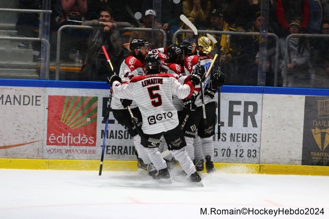 Photo hockey match Rouen - Bordeaux le 05/04/2024