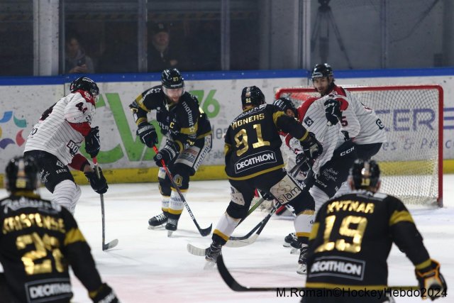 Photo hockey match Rouen - Bordeaux le 06/04/2024