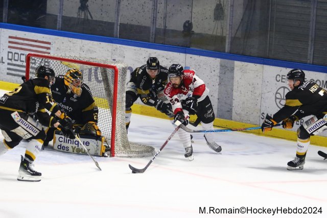 Photo hockey match Rouen - Bordeaux le 06/04/2024
