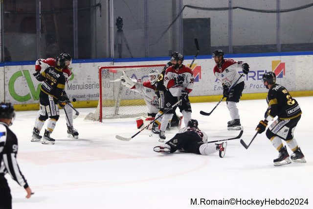 Photo hockey match Rouen - Bordeaux le 06/04/2024