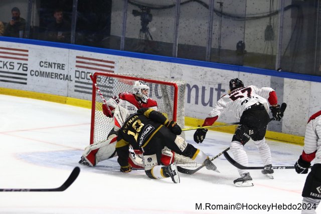 Photo hockey match Rouen - Bordeaux le 06/04/2024