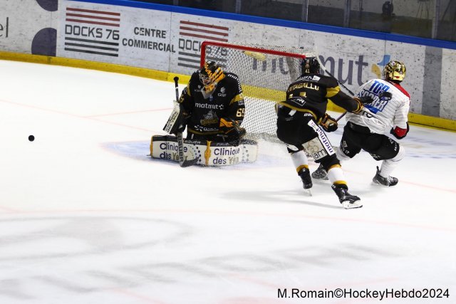 Photo hockey match Rouen - Bordeaux le 06/04/2024