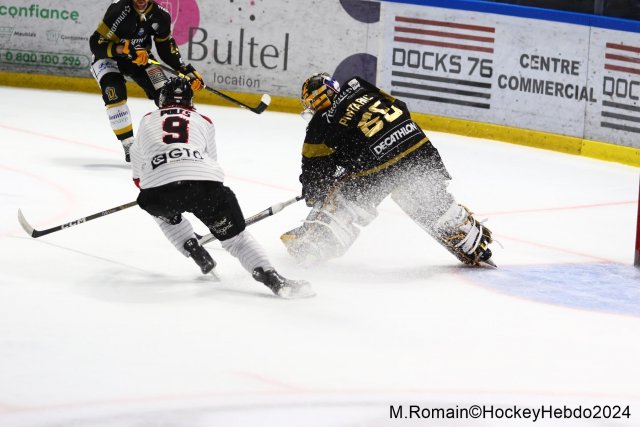 Photo hockey match Rouen - Bordeaux le 06/04/2024