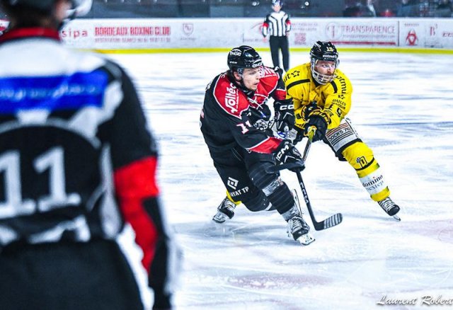 Photo hockey match Bordeaux - Rouen le 09/04/2024