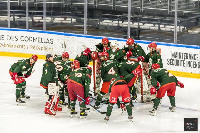 Photo hockey match Cergy-Pontoise II - Poitiers le 06/04/2024