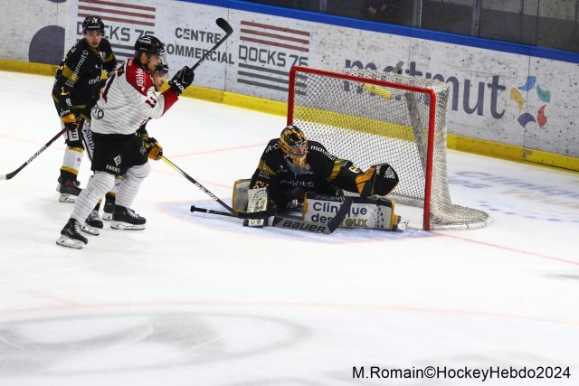 Photo hockey match Rouen - Bordeaux le 13/04/2024