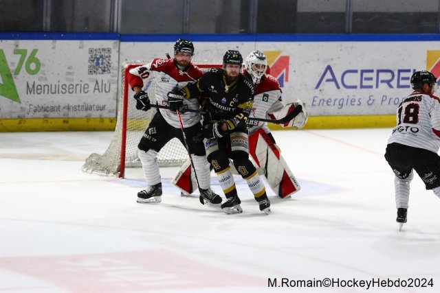 Photo hockey match Rouen - Bordeaux le 13/04/2024