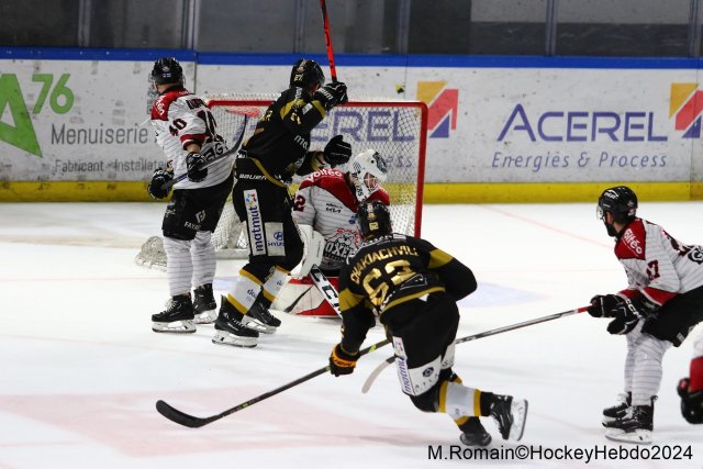 Photo hockey match Rouen - Bordeaux le 13/04/2024