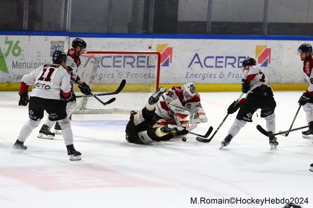 Photo hockey match Rouen - Bordeaux le 13/04/2024