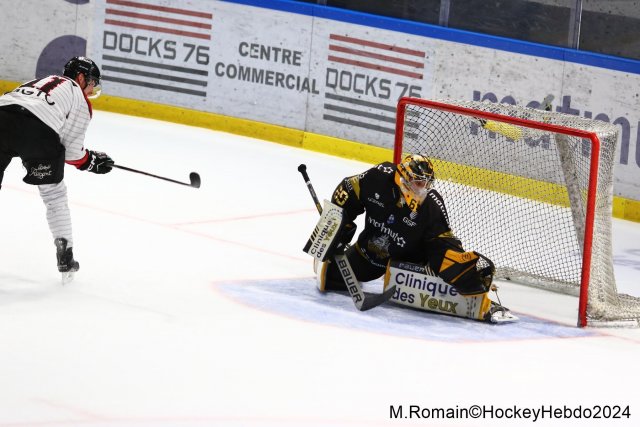 Photo hockey match Rouen - Bordeaux le 13/04/2024