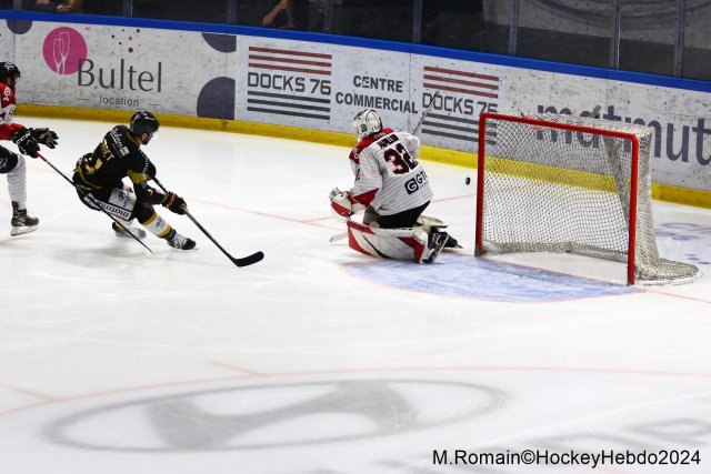 Photo hockey match Rouen - Bordeaux le 13/04/2024