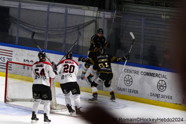 Photo hockey match Rouen - Bordeaux le 13/04/2024