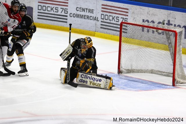 Photo hockey match Rouen - Bordeaux le 13/04/2024