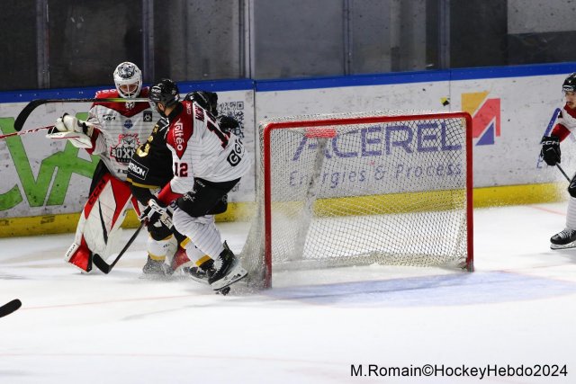 Photo hockey match Rouen - Bordeaux le 13/04/2024