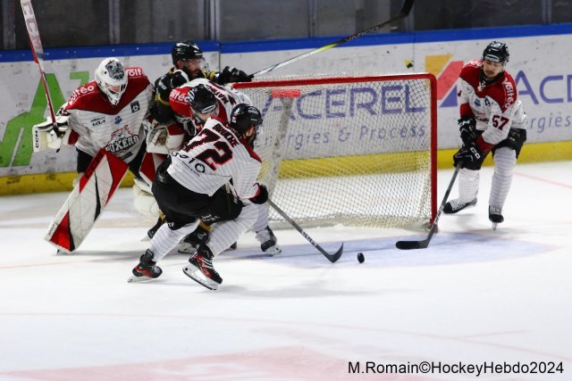 Photo hockey match Rouen - Bordeaux le 13/04/2024