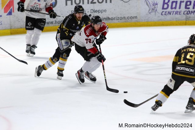 Photo hockey match Rouen - Bordeaux le 13/04/2024