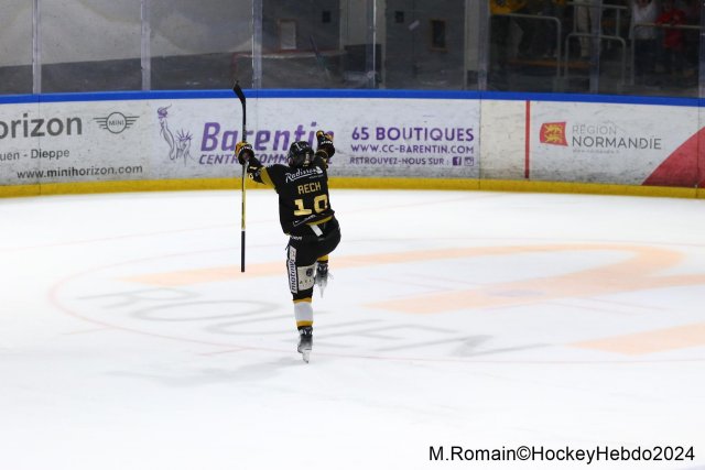Photo hockey match Rouen - Bordeaux le 13/04/2024