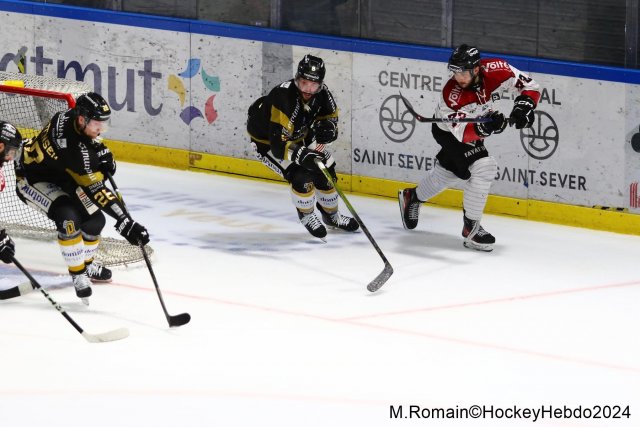 Photo hockey match Rouen - Bordeaux le 13/04/2024