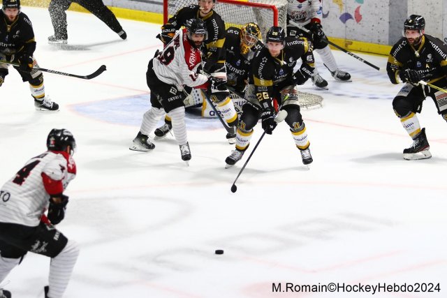 Photo hockey match Rouen - Bordeaux le 13/04/2024