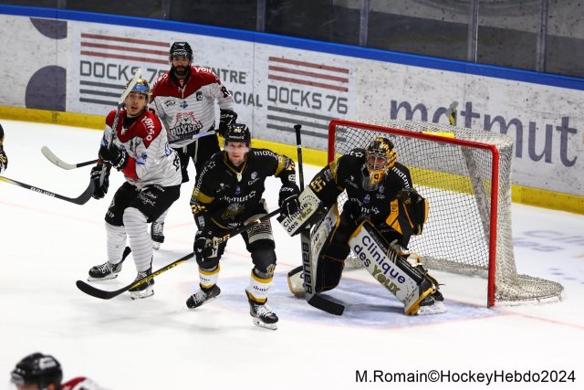 Photo hockey match Rouen - Bordeaux le 13/04/2024
