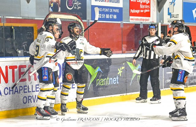 Photo hockey match Nantes - Chambéry le 14/04/2024