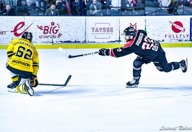 Photo hockey match Bordeaux - Rouen le 15/04/2024