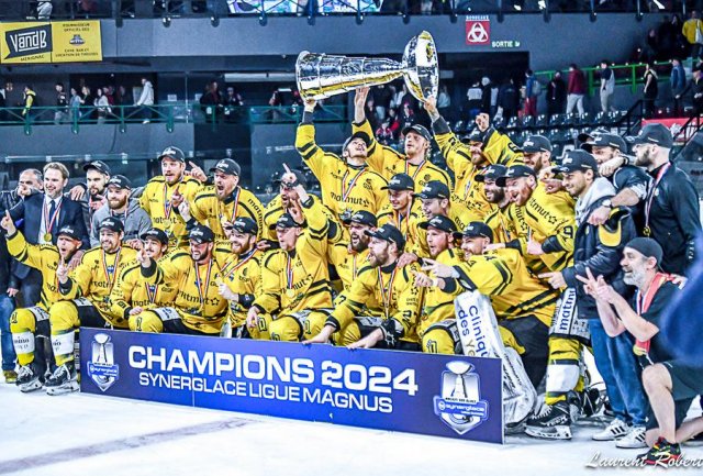 Photo hockey match Bordeaux - Rouen le 15/04/2024