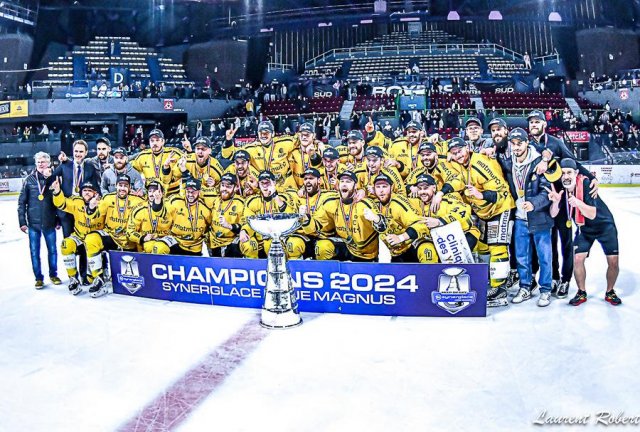 Photo hockey match Bordeaux - Rouen le 15/04/2024