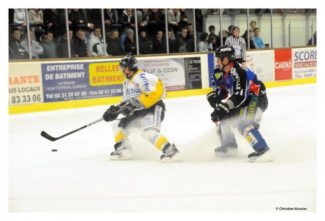 Photo hockey match Caen  - Rouen le 20/10/2009