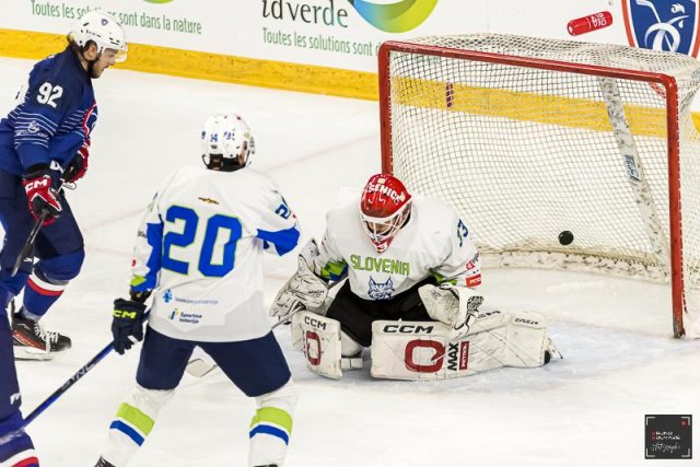 Photo hockey match France - Slovenia le 24/04/2024
