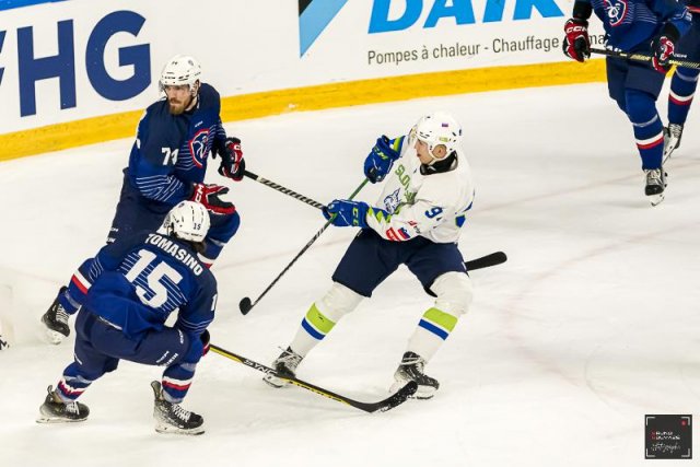 Photo hockey match France - Slovenia le 24/04/2024
