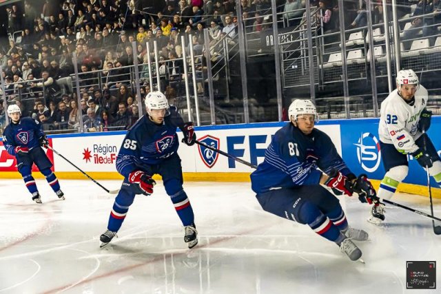 Photo hockey match France - Slovenia le 24/04/2024