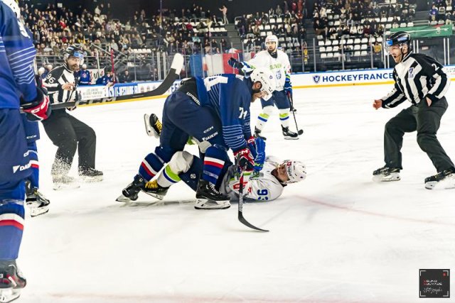 Photo hockey match France - Slovenia le 24/04/2024