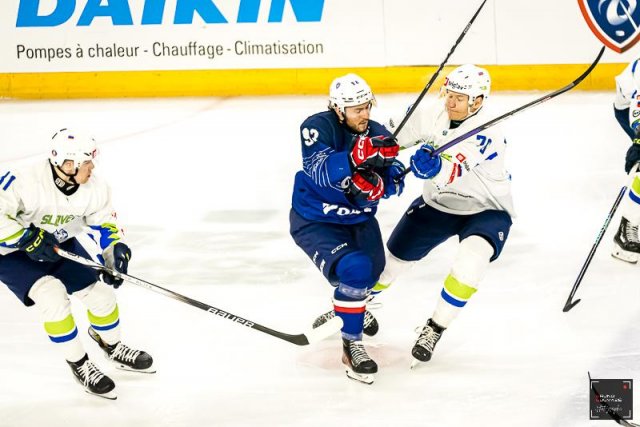 Photo hockey match France - Slovenia le 25/04/2024