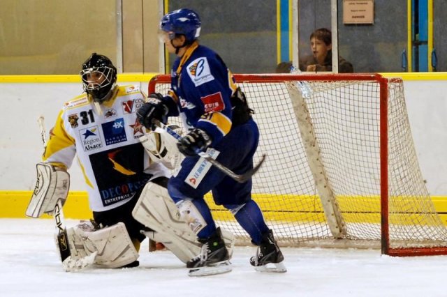 Photo hockey match Dijon  - Strasbourg  le 20/10/2009