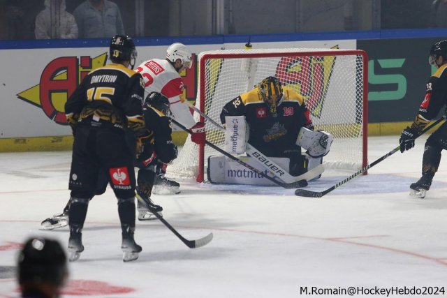 Photo hockey match Rouen - Klagenfurt le 06/09/2024