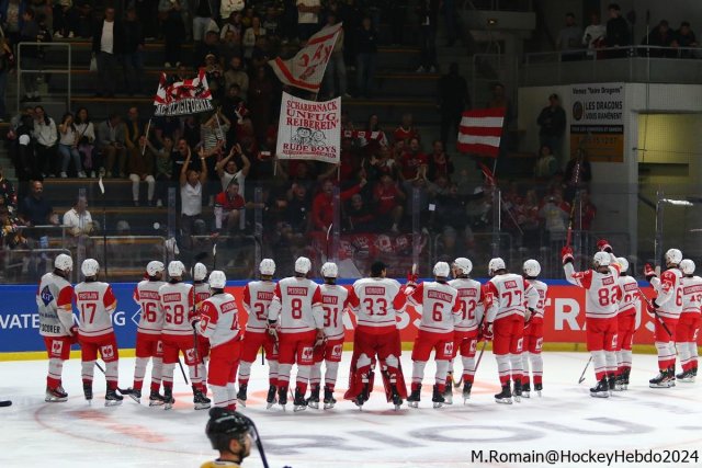 Photo hockey match Rouen - Klagenfurt le 06/09/2024