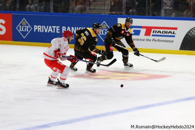 Photo hockey match Rouen - Trinec le 08/09/2024