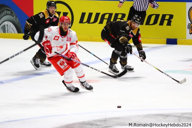 Photo hockey match Rouen - Trinec le 08/09/2024
