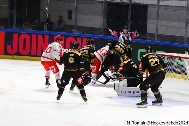Photo hockey match Rouen - Trinec le 08/09/2024