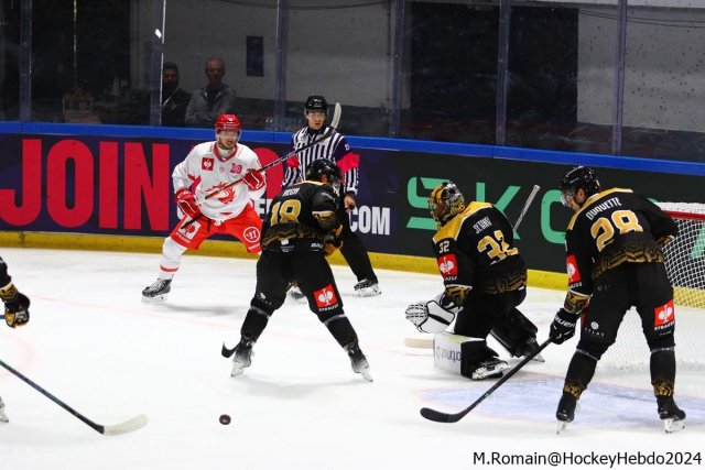 Photo hockey match Rouen - Trinec le 08/09/2024