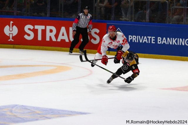Photo hockey match Rouen - Trinec le 08/09/2024