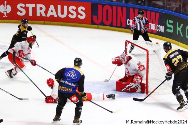 Photo hockey match Rouen - Trinec le 08/09/2024