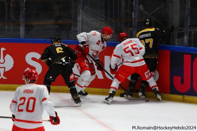 Photo hockey match Rouen - Trinec le 08/09/2024