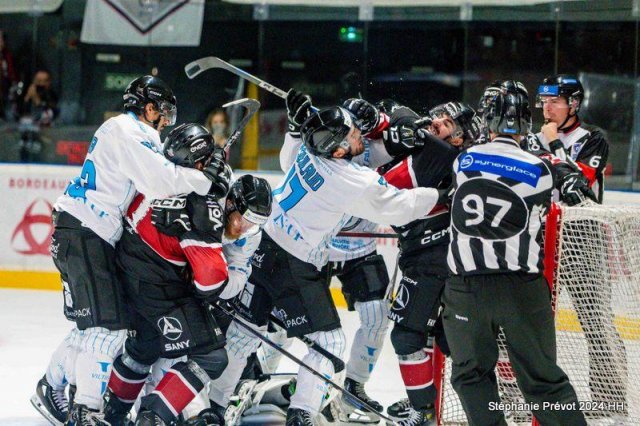 Photo hockey match Bordeaux - Marseille le 13/09/2024