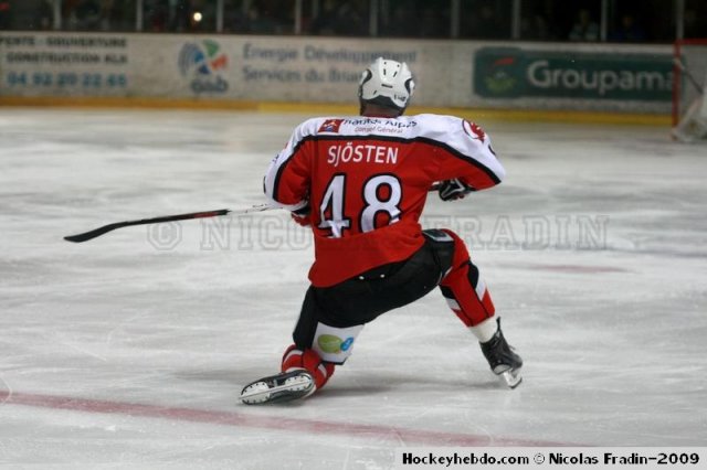 Photo hockey match Briançon  - Morzine-Avoriaz le 24/10/2009